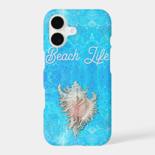 Conch Shell "Beach Life" iPhone 17 Case