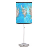 Conch Shell "Beach Life" Table Lamp (Back)