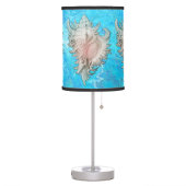 Conch Shell "Beach Life" Table Lamp (Left)