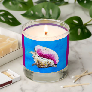 Conch Shell Jar Candle