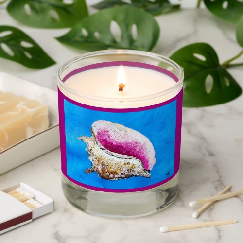 Conch Shell Jar Candle