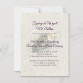 Conch Shell Marriage Vows Anniversary Ceremony Magnetic Invitation (Front)