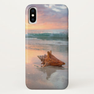 Conch Shell on the Beach Jamaica iPhone X Case