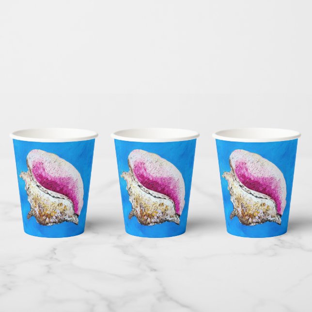 Conch Shell Paper Cups (Multi)