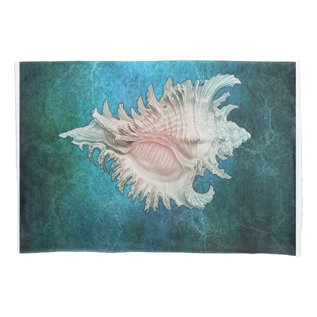 Conch Shell Pillow Case (Front)