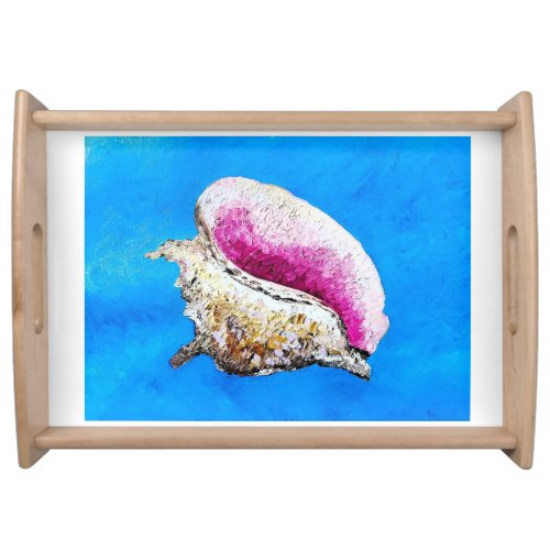 Conch Shell Serving Tray