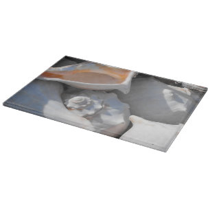 Conch Shells Closeup Cutting Board
