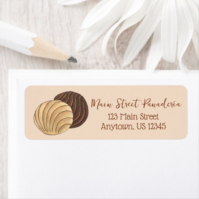 Conchas Mexican Pan Dulce Sweet Bread Panadería Label (Insitu)