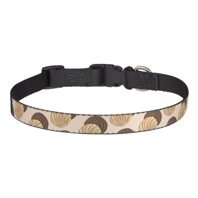 Conchas Mexican Pan Dulce Sweet Bread Panadería Pet Collar (Front)