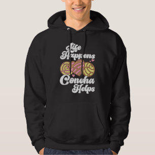 Conchas Pan Dulce Latina Mexican Mujer Concha Past Hoodie