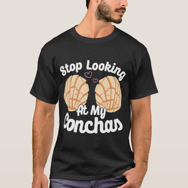 Conchas Pan Dulce Latina Mexican Mujer Concha Past T-Shirt (Front)