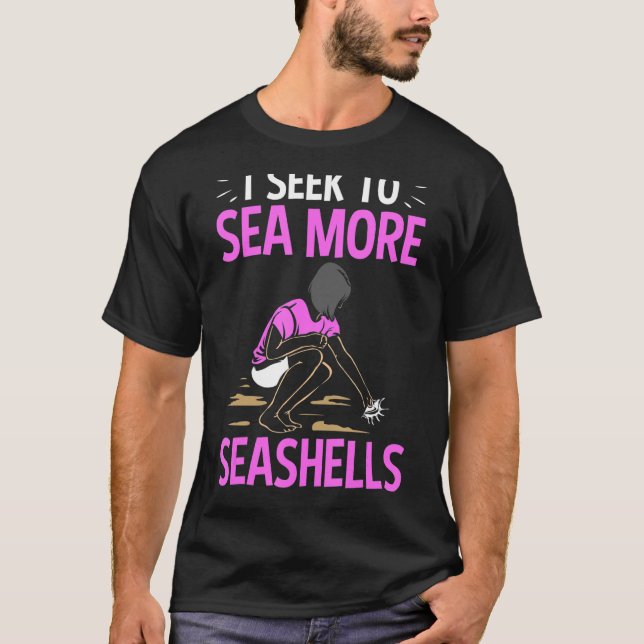 Conchologists Conchology Seashell Outfit Seashell  T-Shirt (Front)