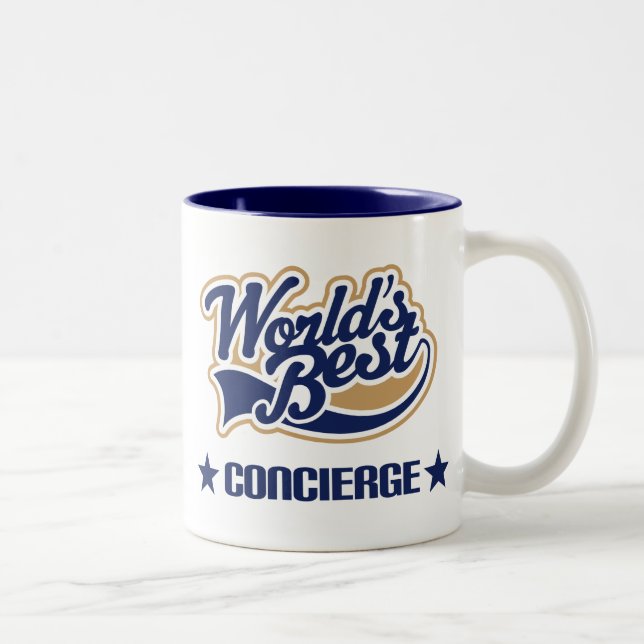 Concierge Gift (Worlds Best) Two-Tone Coffee Mug (Right)