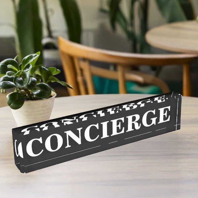 Concierge Name Plate (Creator Uploaded)