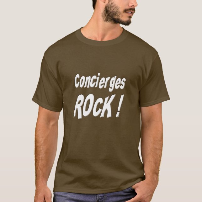 Concierges Rock! T-shirt (Front)