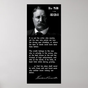 Concise MAN in the ARENA Speech 1910 v 2 Poster