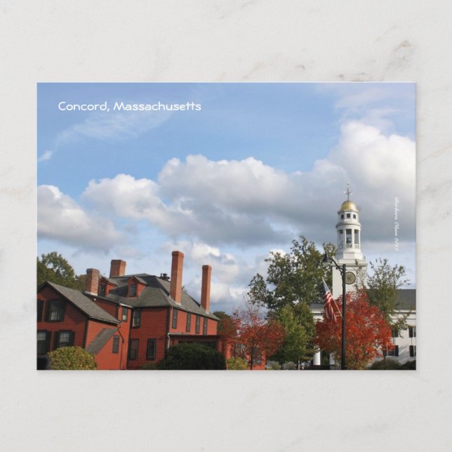 Concord Center Postcard (Front)