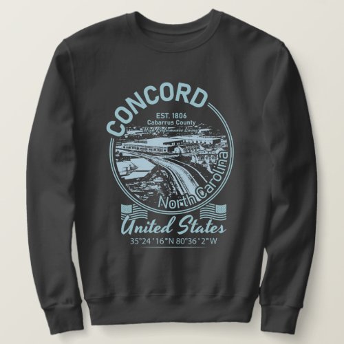 CONCORD CITY VINTAGE _ NORTH CAROLINA  SWEATSHIRT