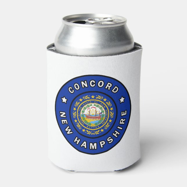 Concord New Hampshire Can Cooler (Can Front)