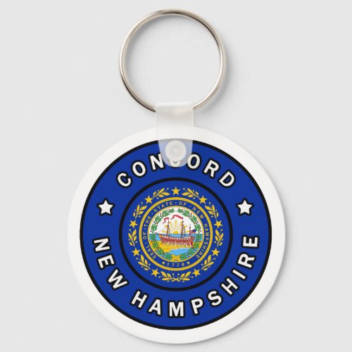 Concord New Hampshire Keychain