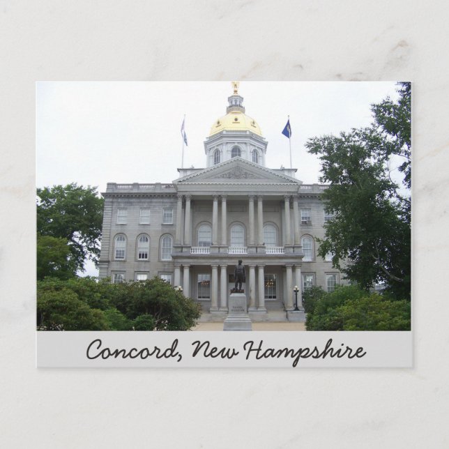 Concord, New Hampshire Post Card (Front)