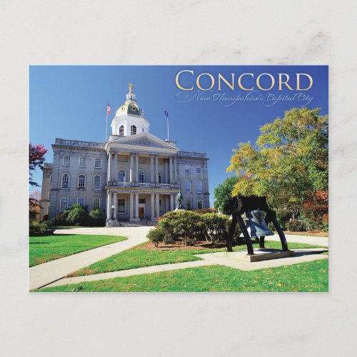 Concord New Hampshire Postcard