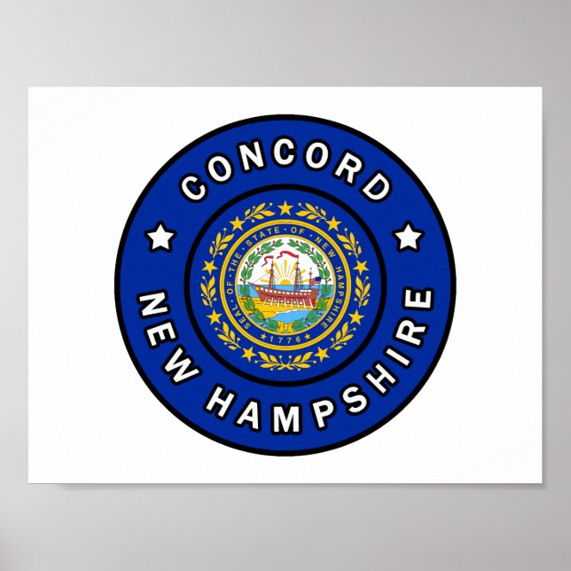 Concord New Hampshire Poster (Front)