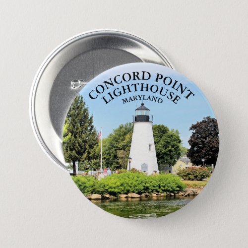 Concord Point Lighthouse Maryland Button