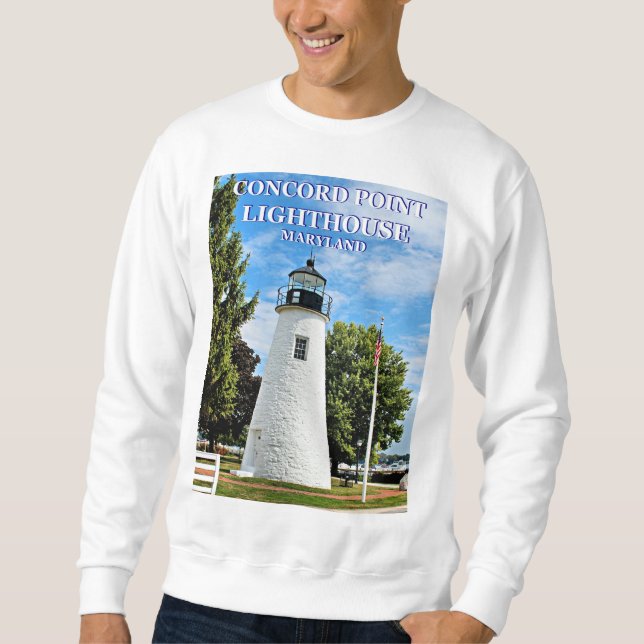Concord Point Lighthouse, Maryland Sweatshirt (Front)