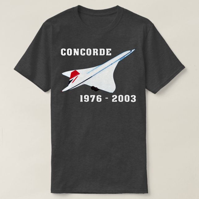 Concorde airplane T-Shirt (Design Front)