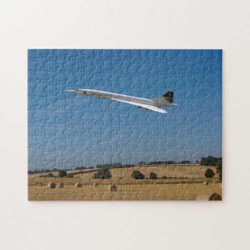 Concorde at Harvest Time Jigsaw Puzzle