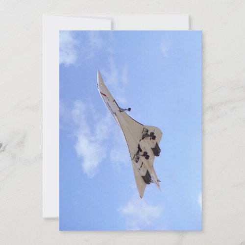 Concorde G_BOAF _ Flat Card
