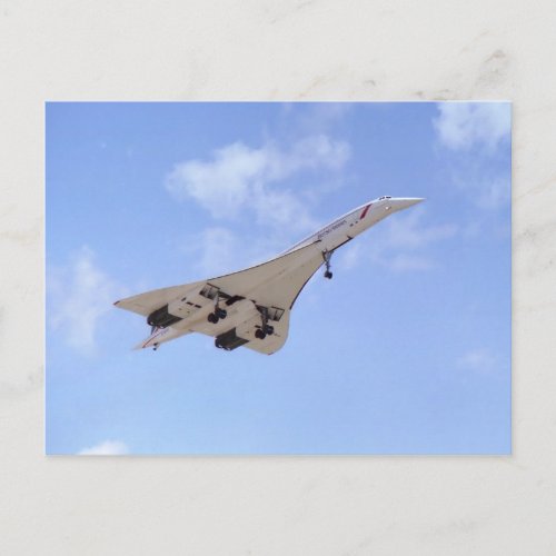 Concorde G_BOAF Postcard