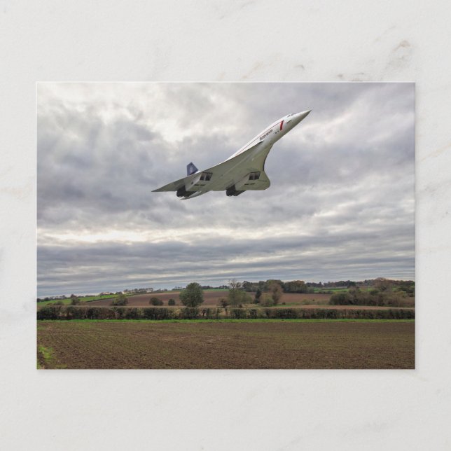 Concorde - High Speed Run Postcard (Front)