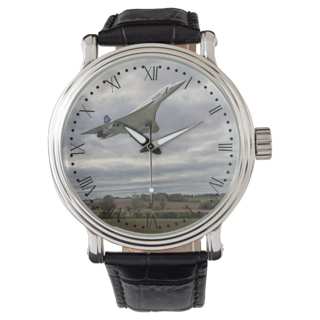 Concorde - High Speed Run - Roman dial Watch (Front)