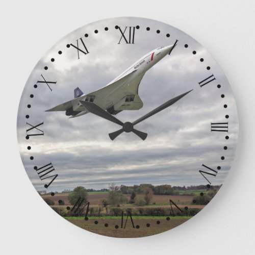 Concorde _ High Speed run Roman numerals Clock