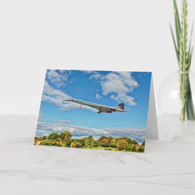 Concorde on Finals Card (Front)