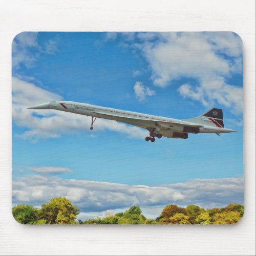 Concorde on Finals Mouse Pad