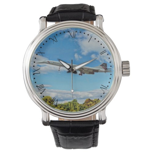Concorde on Finals _ Roman dial Watch