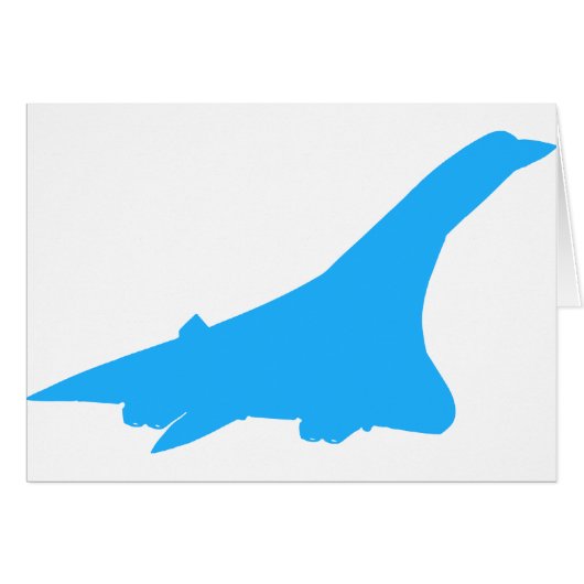 Concorde Supersonic Passenger Jetliner Cards (Front Horizontal)
