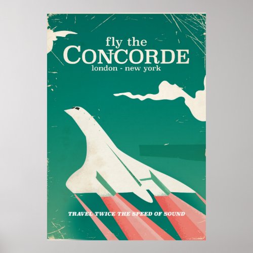Concorde Vintage Vacation poster