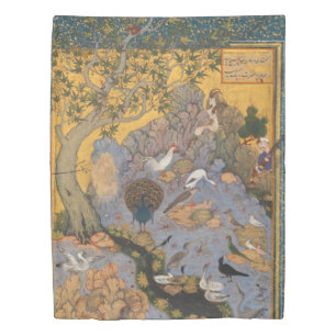 Concourse Of The Birds By Habiballah Of Sava Duvet Cover