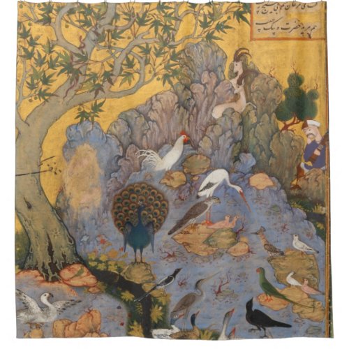 Concourse Of The Birds By Habiballah Of Sava Shower Curtain