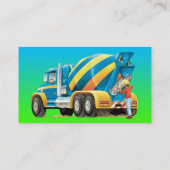 Concrete and Cement Mixer Business Card (Back)
