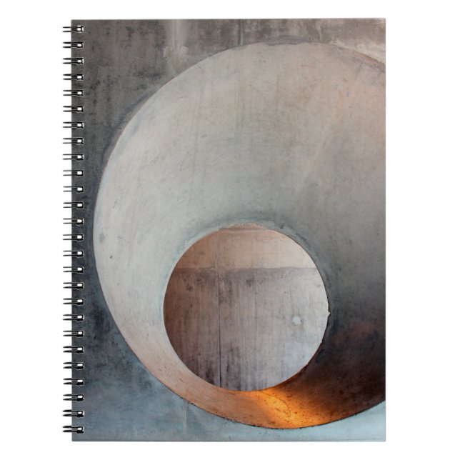 Concrete architecture hole wall notebook (Front)