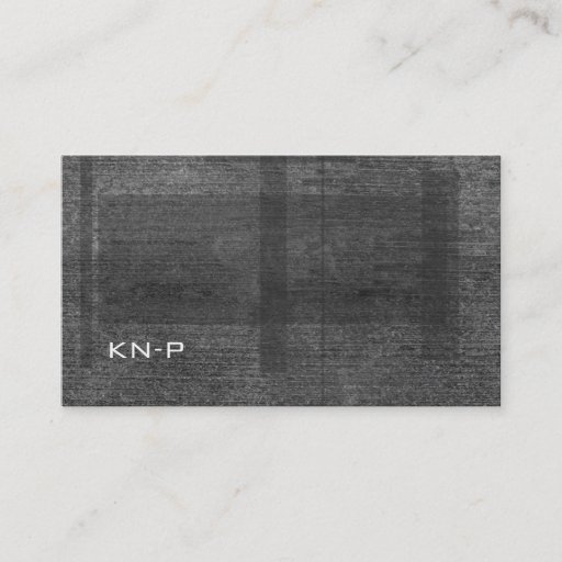 Customizable concrete BC Business Card