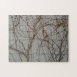 [ Thumbnail: Concrete Block Wall With Vines Jigsaw Puzzle ]