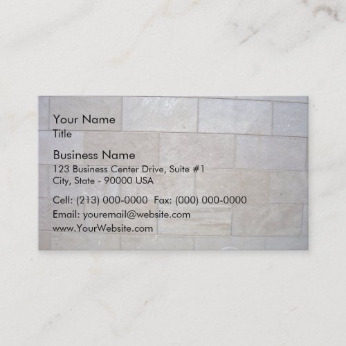 Concrete Brick Wall Background Business Cards