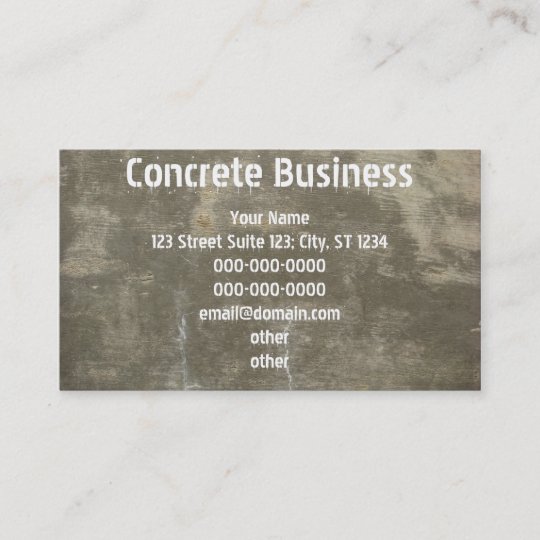 concrete-business-card-zazzle