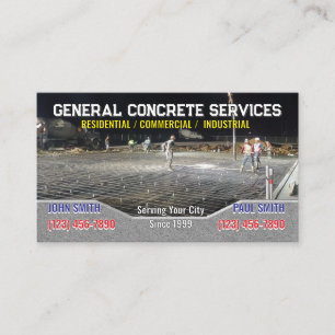 Concrete Business Cards